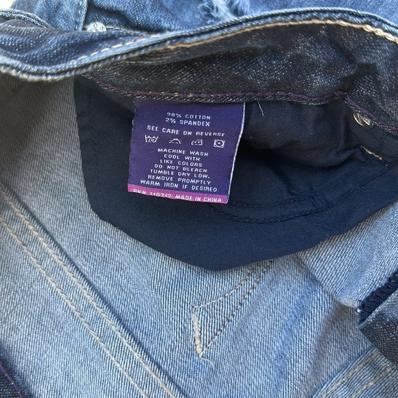 VIGGOS the boyfriend rolled up distress skinny jeans size 9 length 27 rolled up - Picture 8 of 12